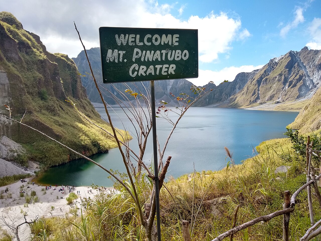 Mount Pinatubo crater lake